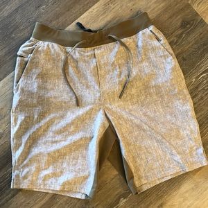 9” Lined, Men’s Medium, LuLuLemon shorts.